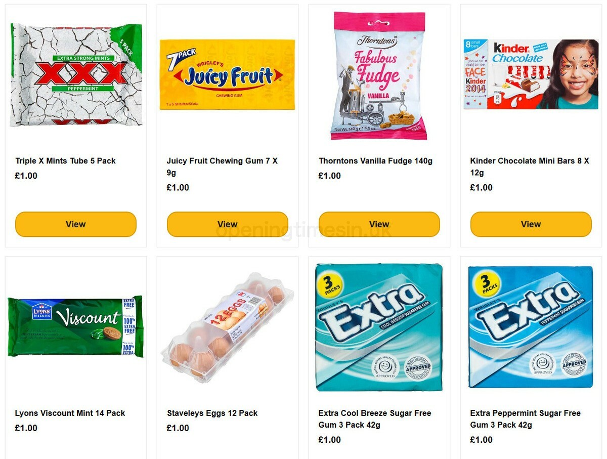 Poundland Offers from 4 August