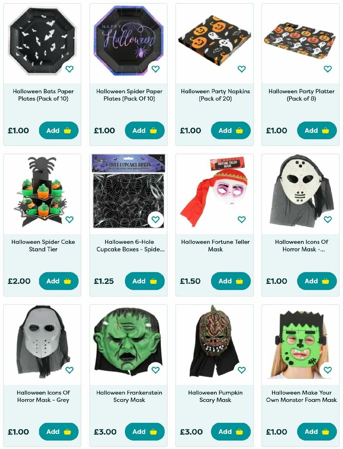 Poundland Happy Halloween Offers from 8 October