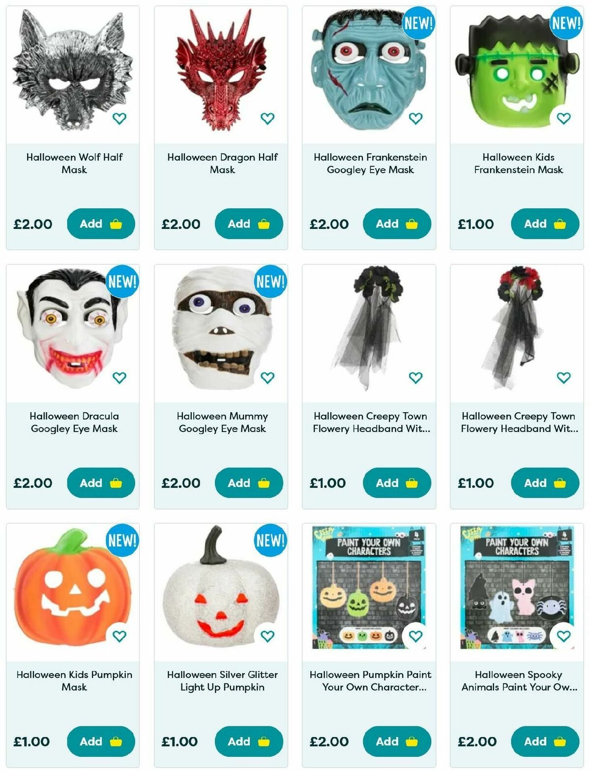 Poundland Happy Halloween Offers from 8 October