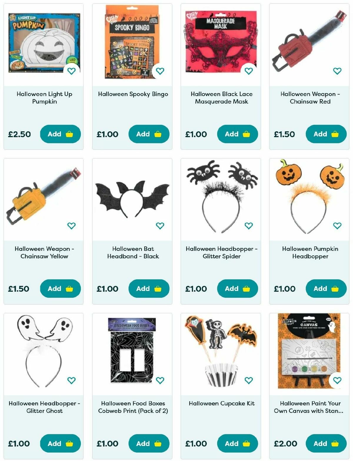 Poundland Happy Halloween Offers from 8 October