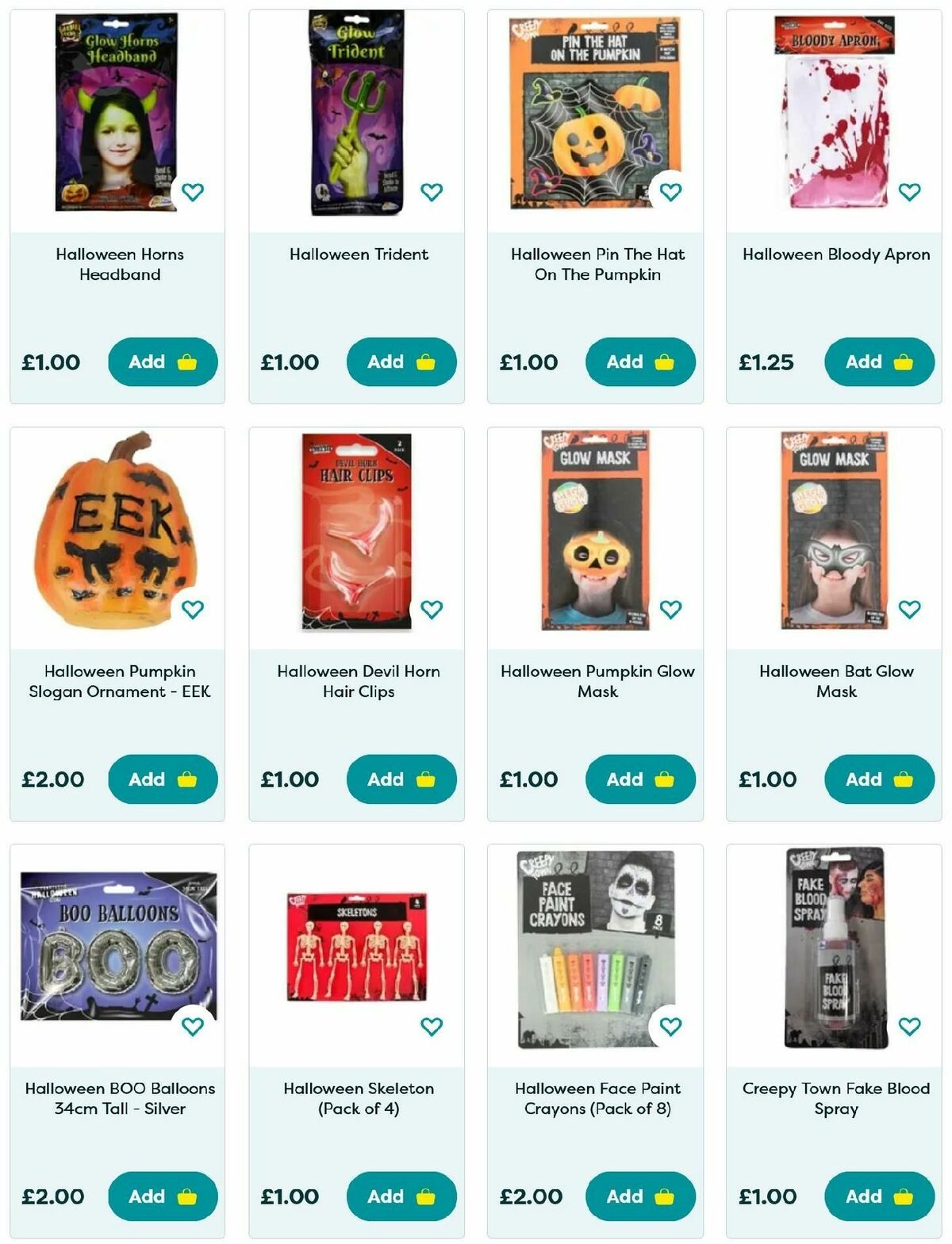 Poundland Happy Halloween Offers from 8 October