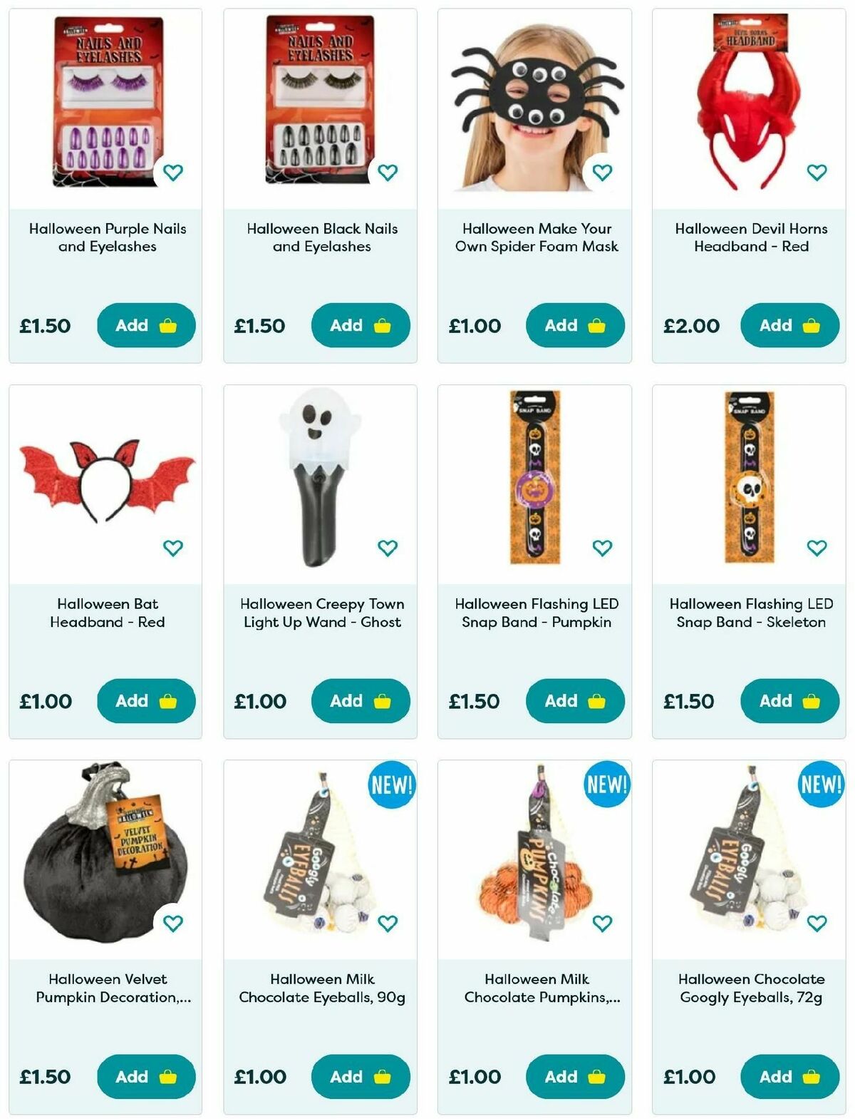 Poundland Happy Halloween Offers from 8 October