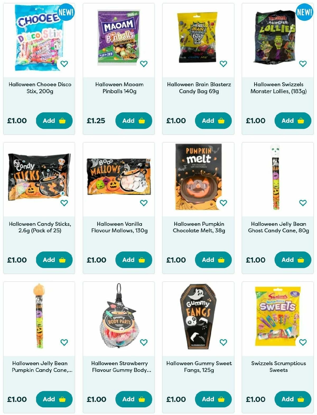 Poundland Happy Halloween Offers from 8 October