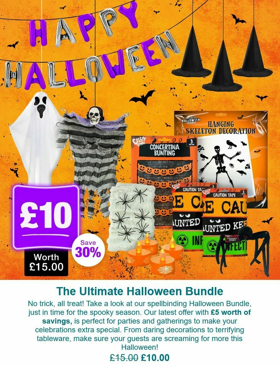 Poundland Happy Halloween Offers from 8 October