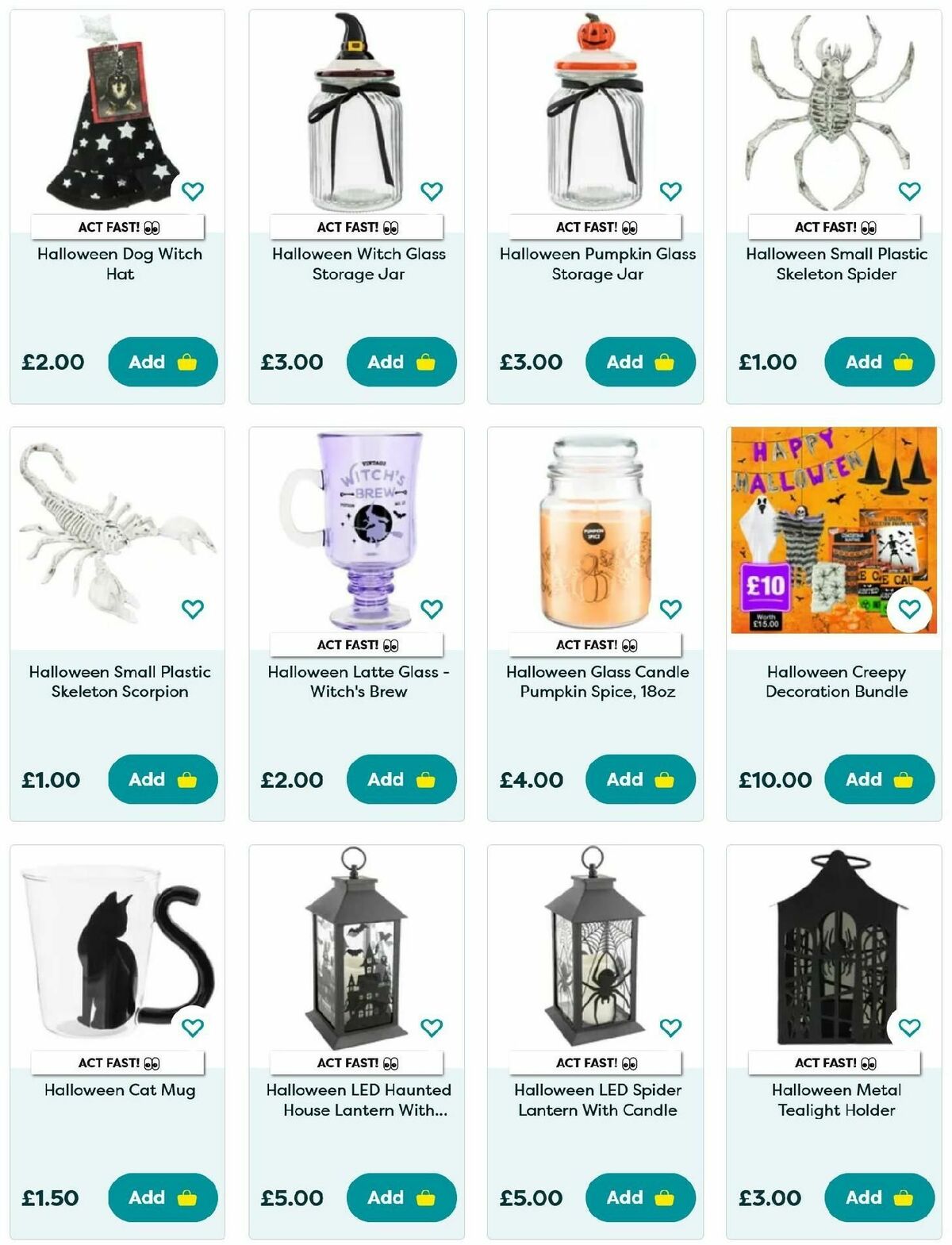 Poundland Happy Halloween Offers from 8 October