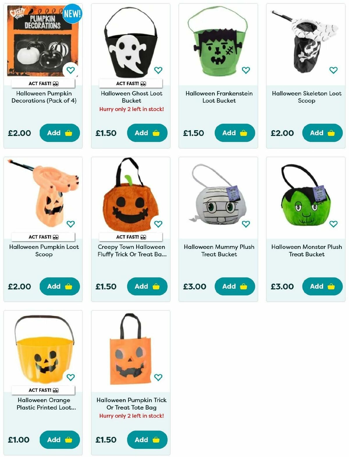 Poundland Happy Halloween Offers from 8 October