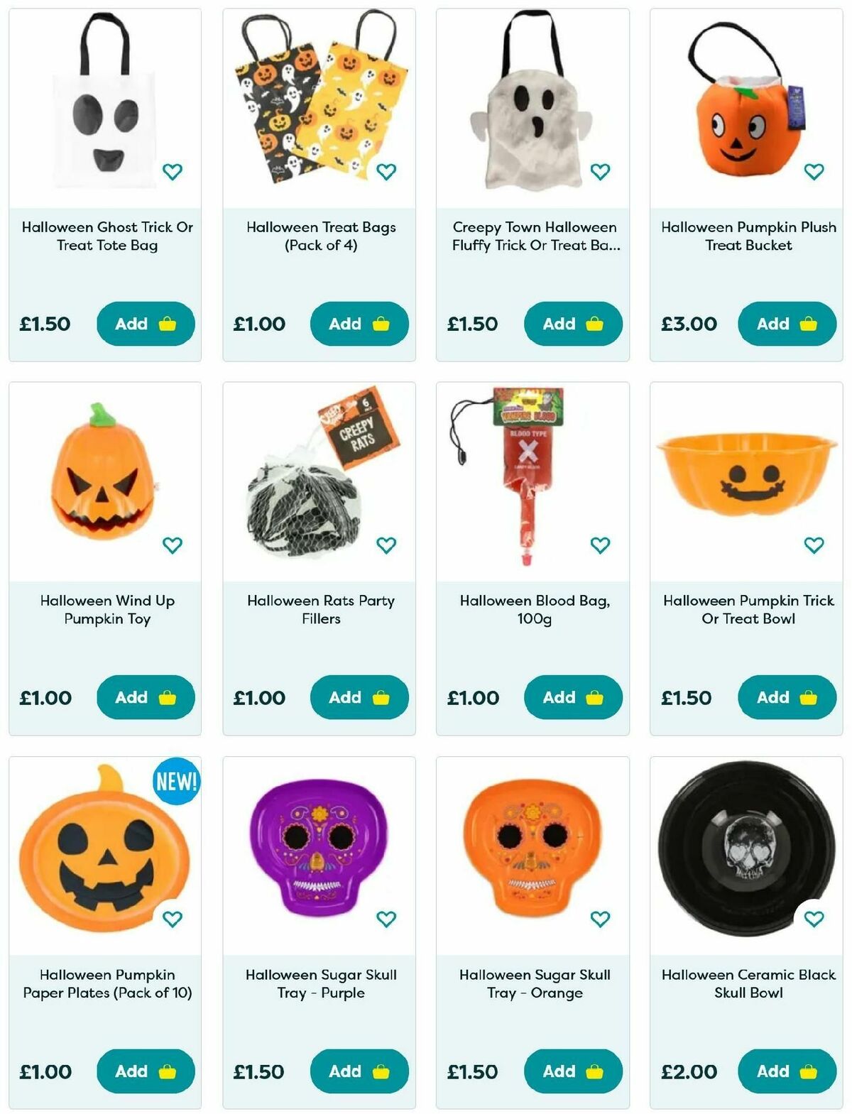 Poundland Happy Halloween Offers from 8 October