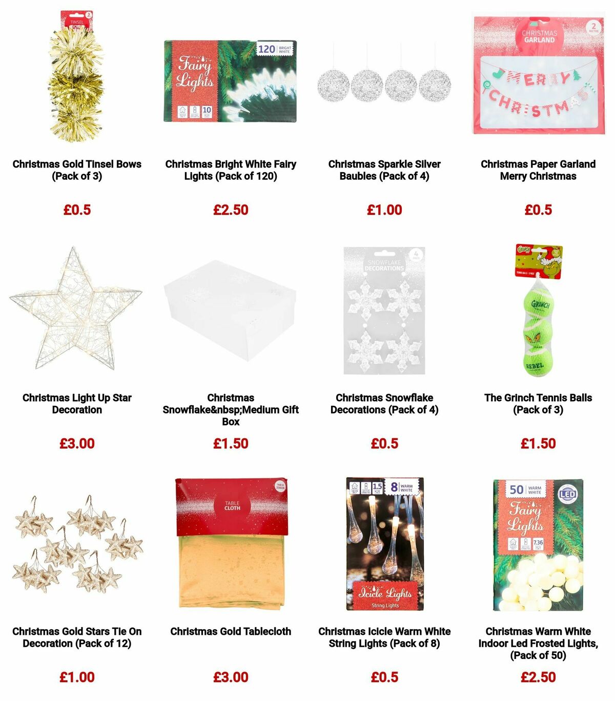 Poundland Offers from 26 December