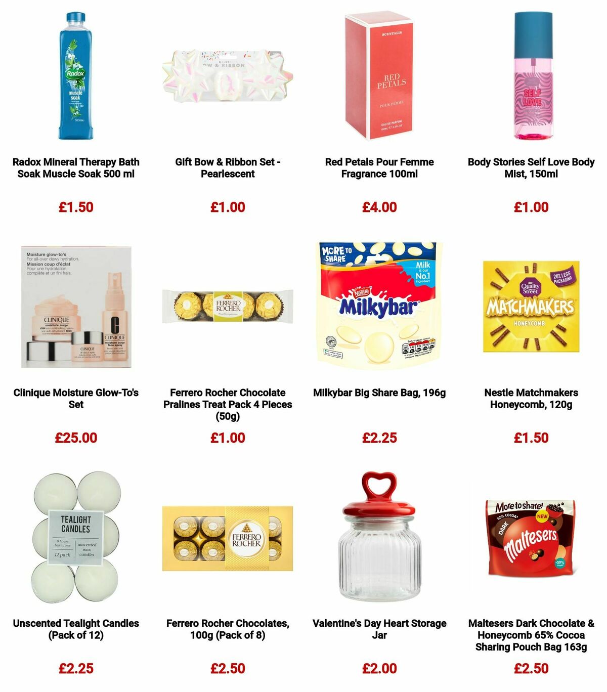 Poundland Valentine's Day Offers from 16 January