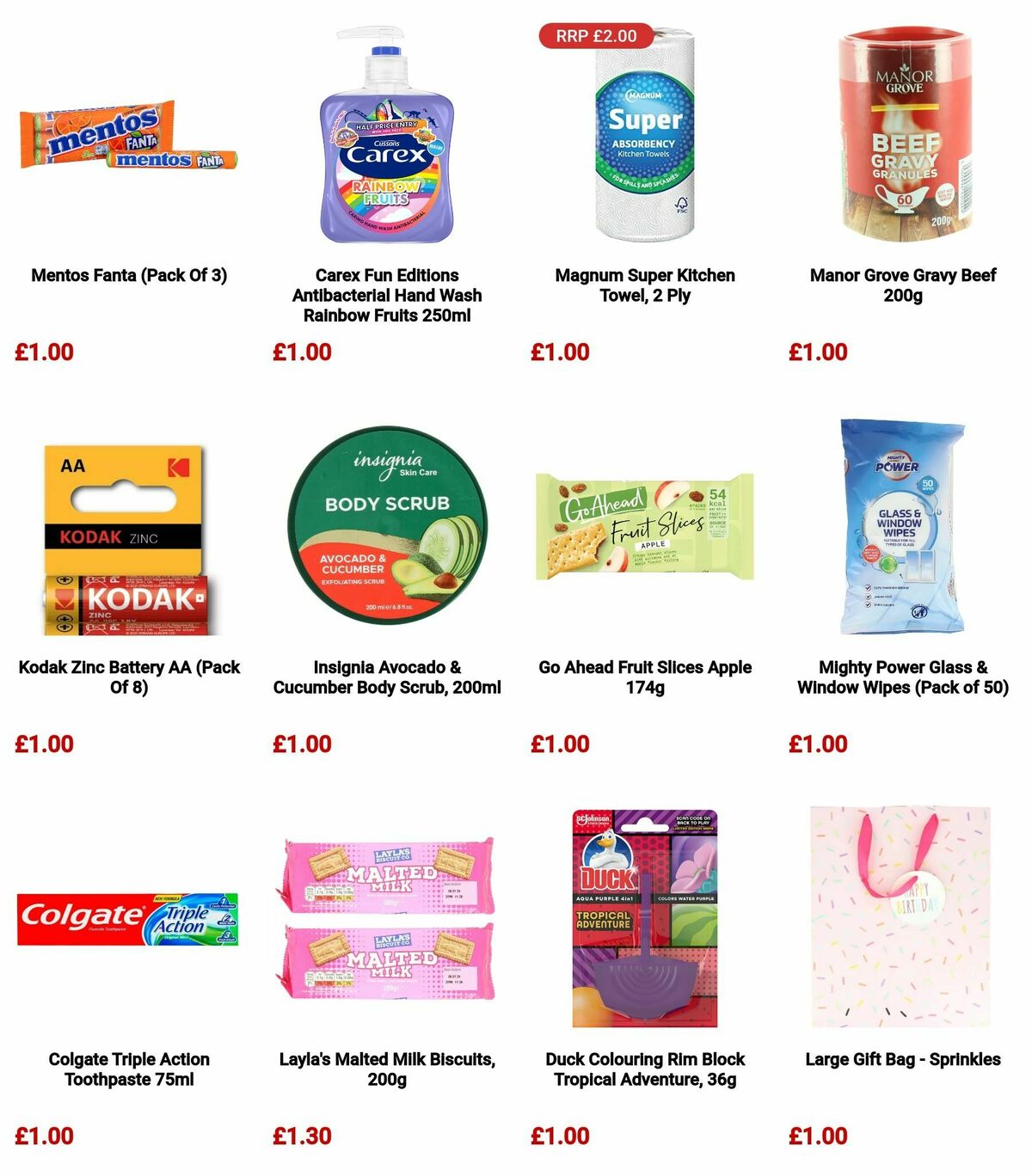 Poundland Offers from 30 April