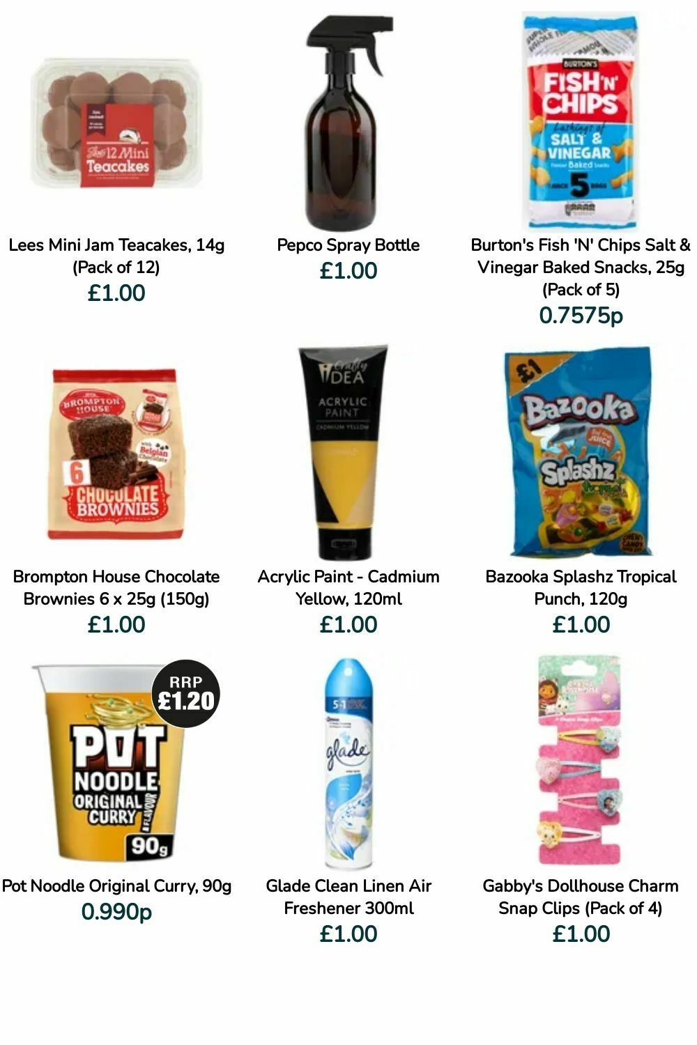 Poundland Offers from 9 July