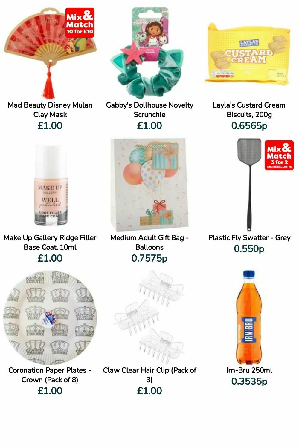 Poundland Offers from 9 July