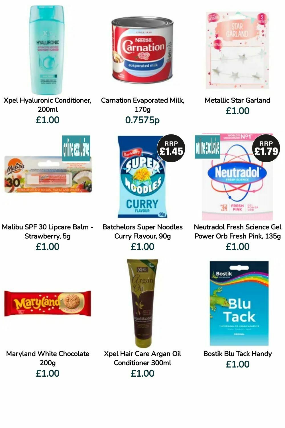 Poundland Offers from 9 July