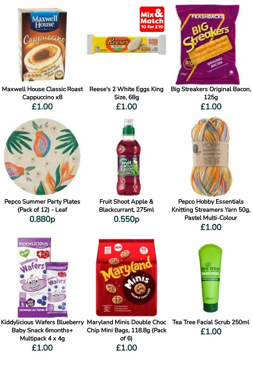 Poundland Offers from 9 July