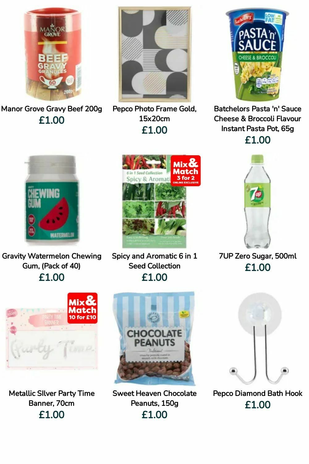 Poundland Offers from 9 July