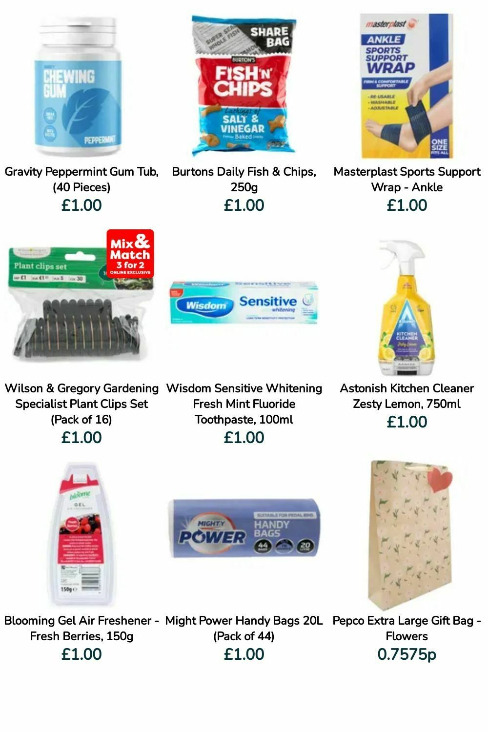 Poundland Offers from 9 July