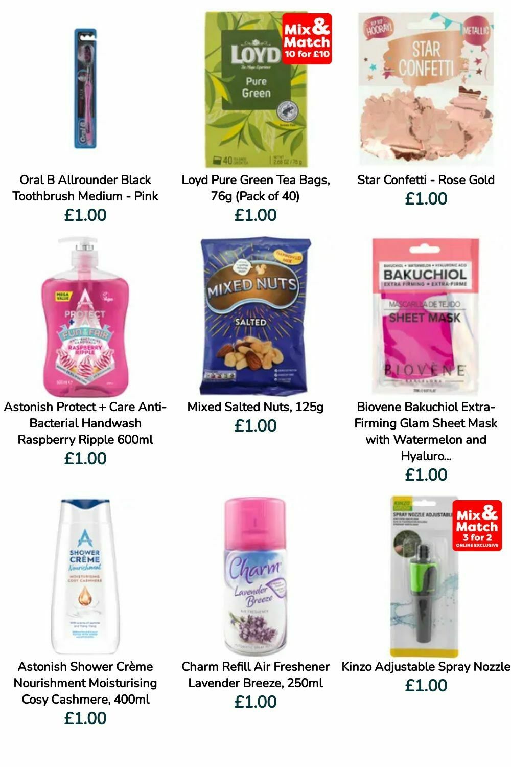 Poundland Offers from 9 July