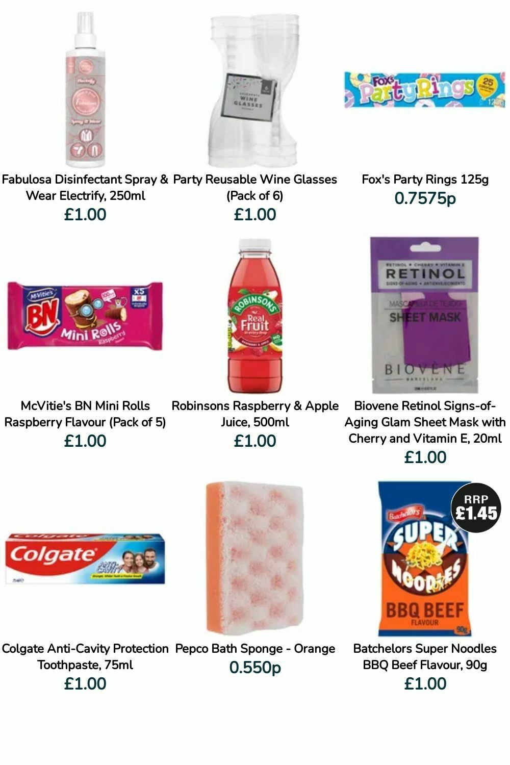 Poundland Offers from 9 July