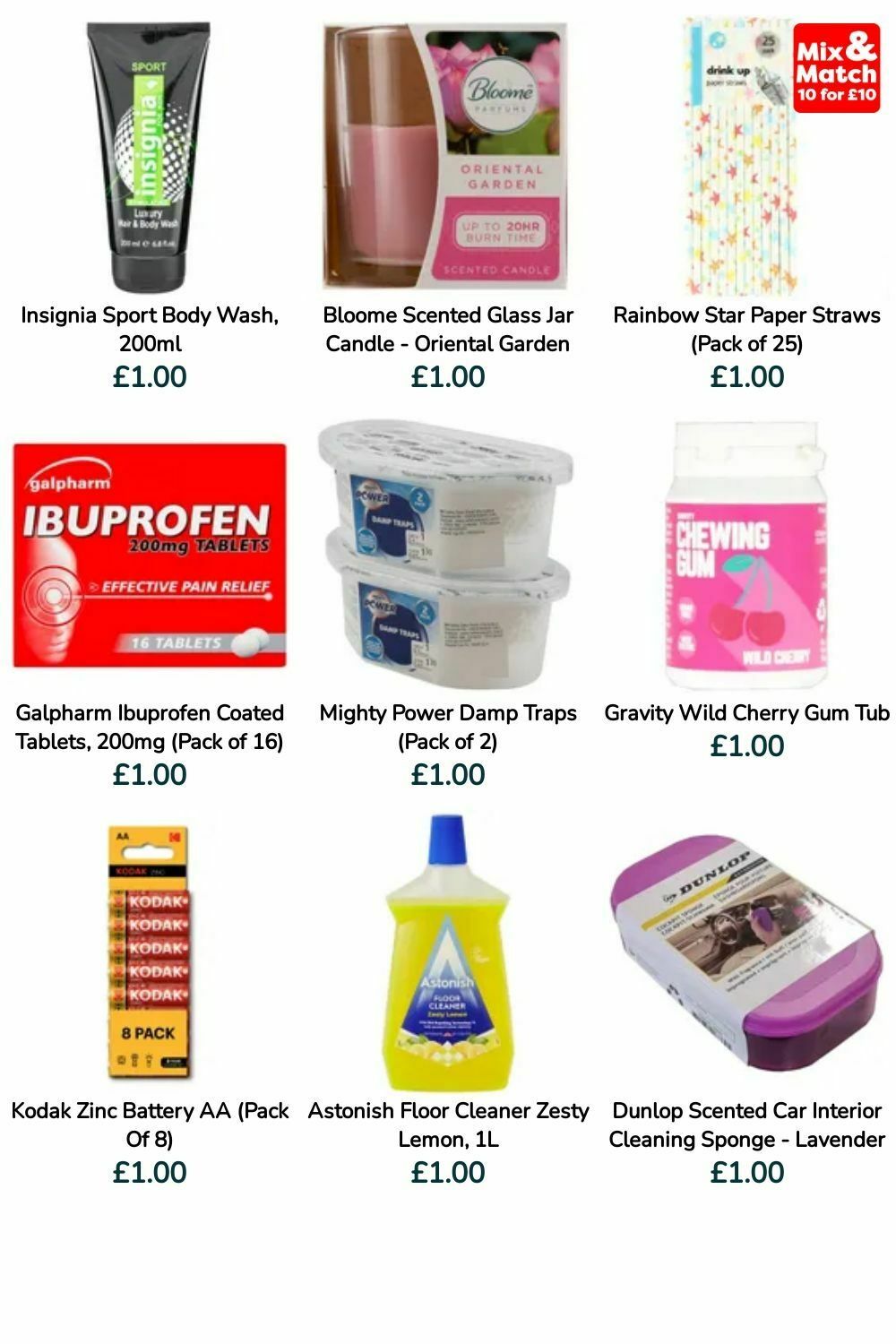 Poundland Offers from 9 July