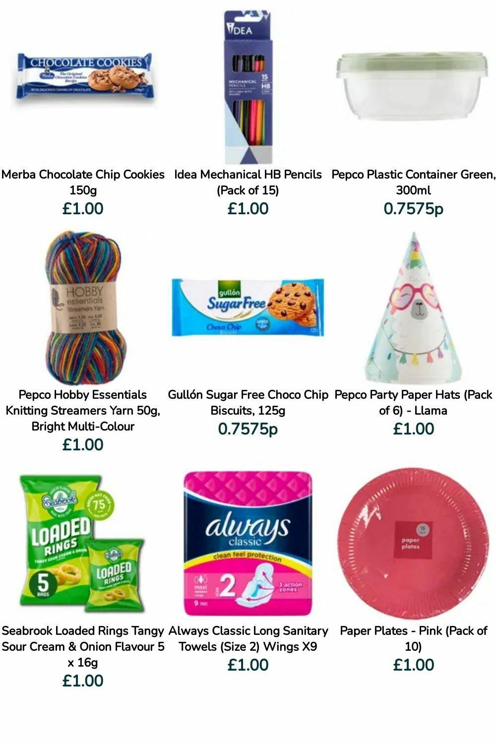 Poundland Offers from 9 July