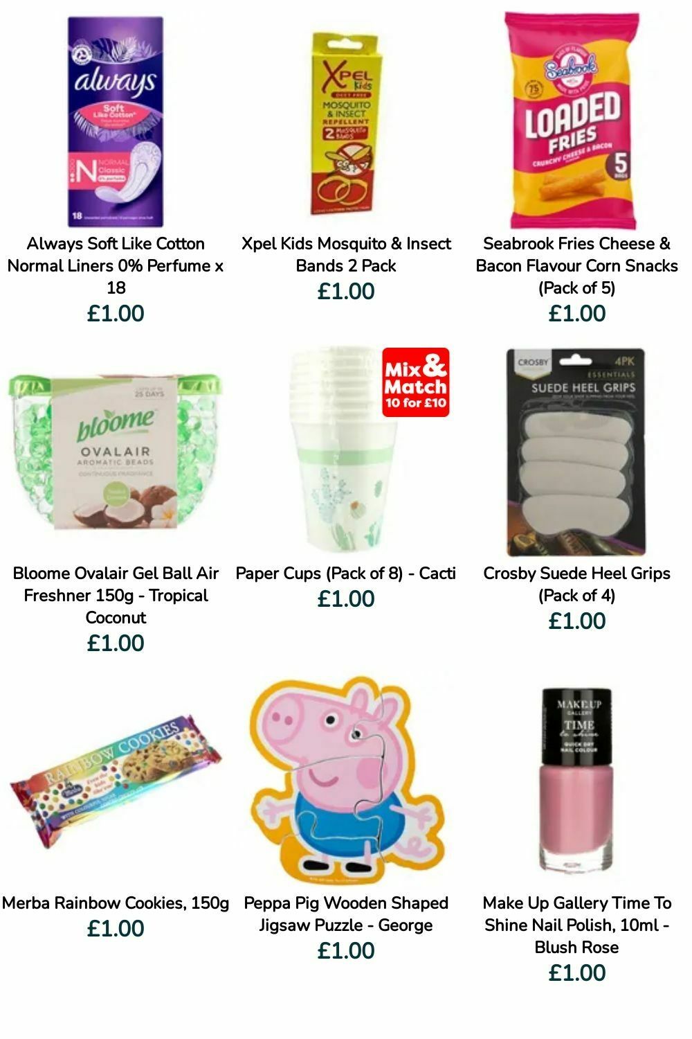 Poundland Offers from 9 July