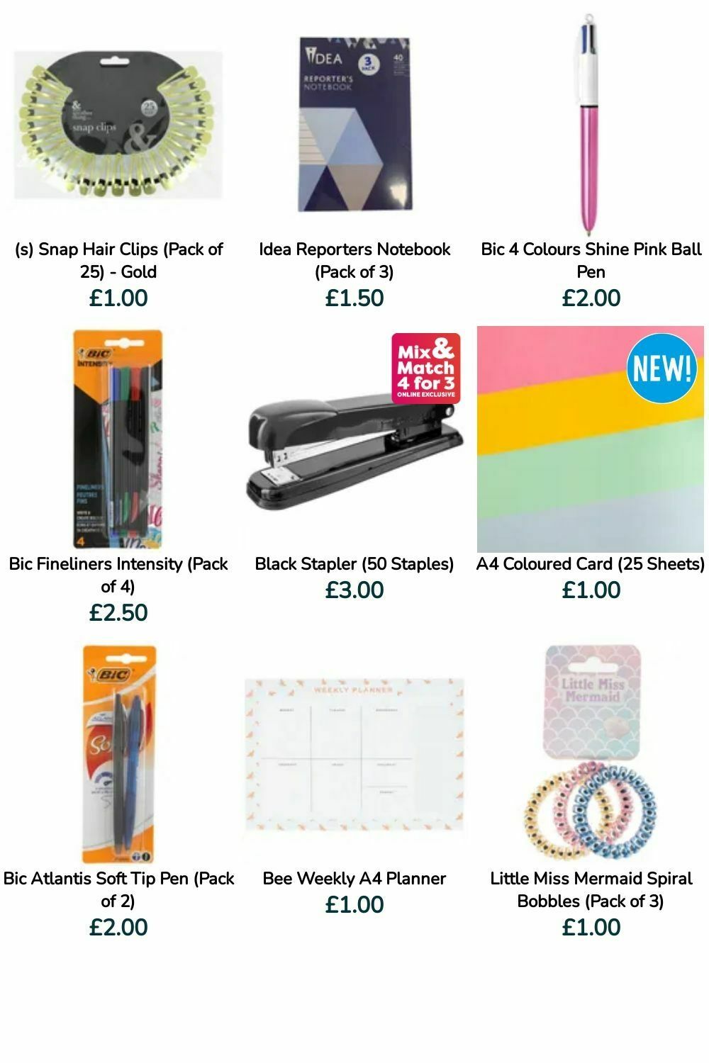 Poundland Back to School Offers from 30 July