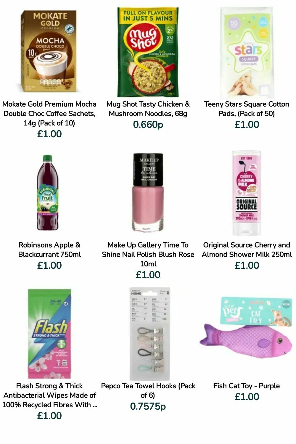 Poundland Offers from 7 August