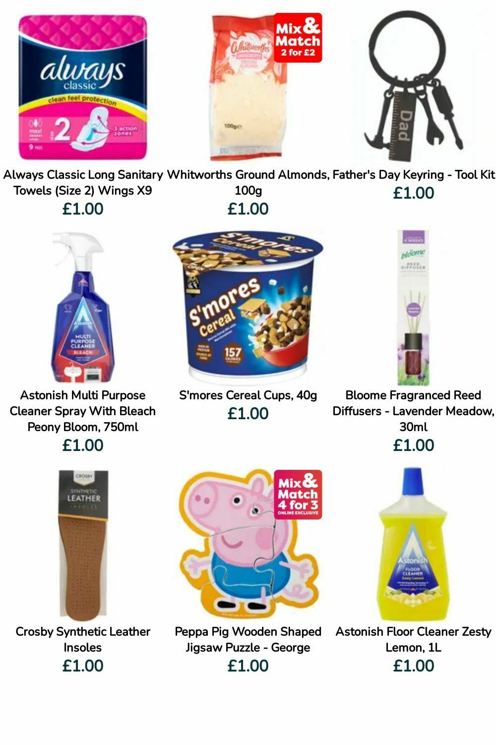 Poundland Offers from 7 August