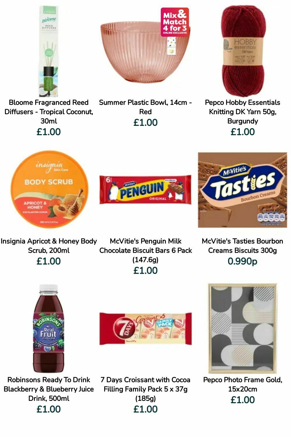 Poundland Offers from 7 August