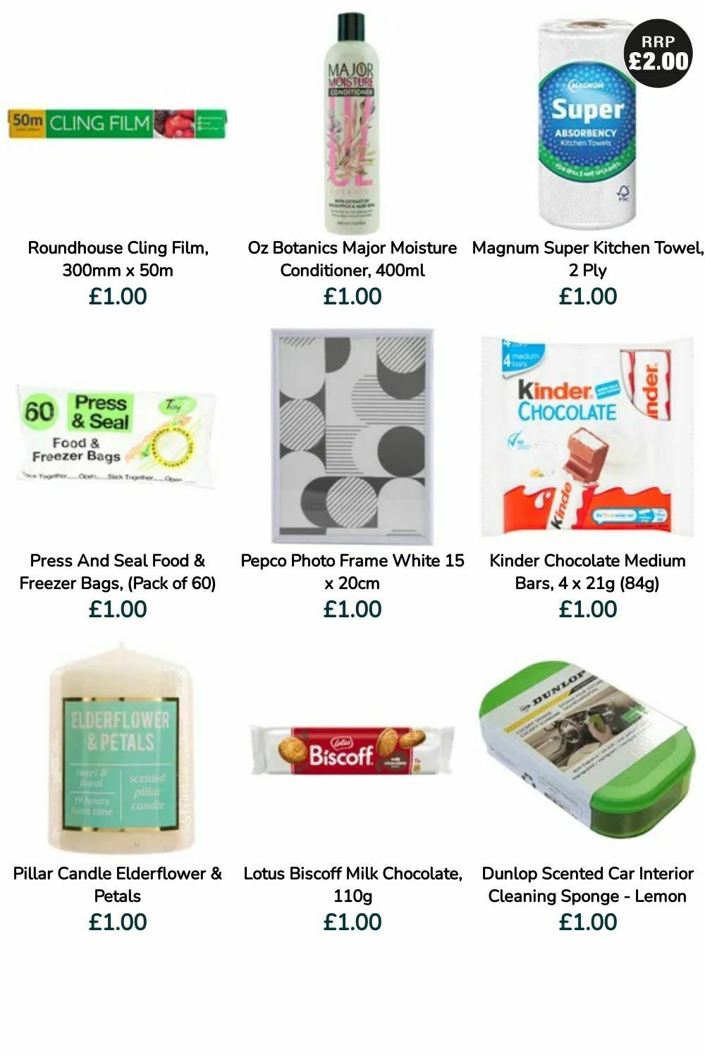 Poundland Offers from 7 August