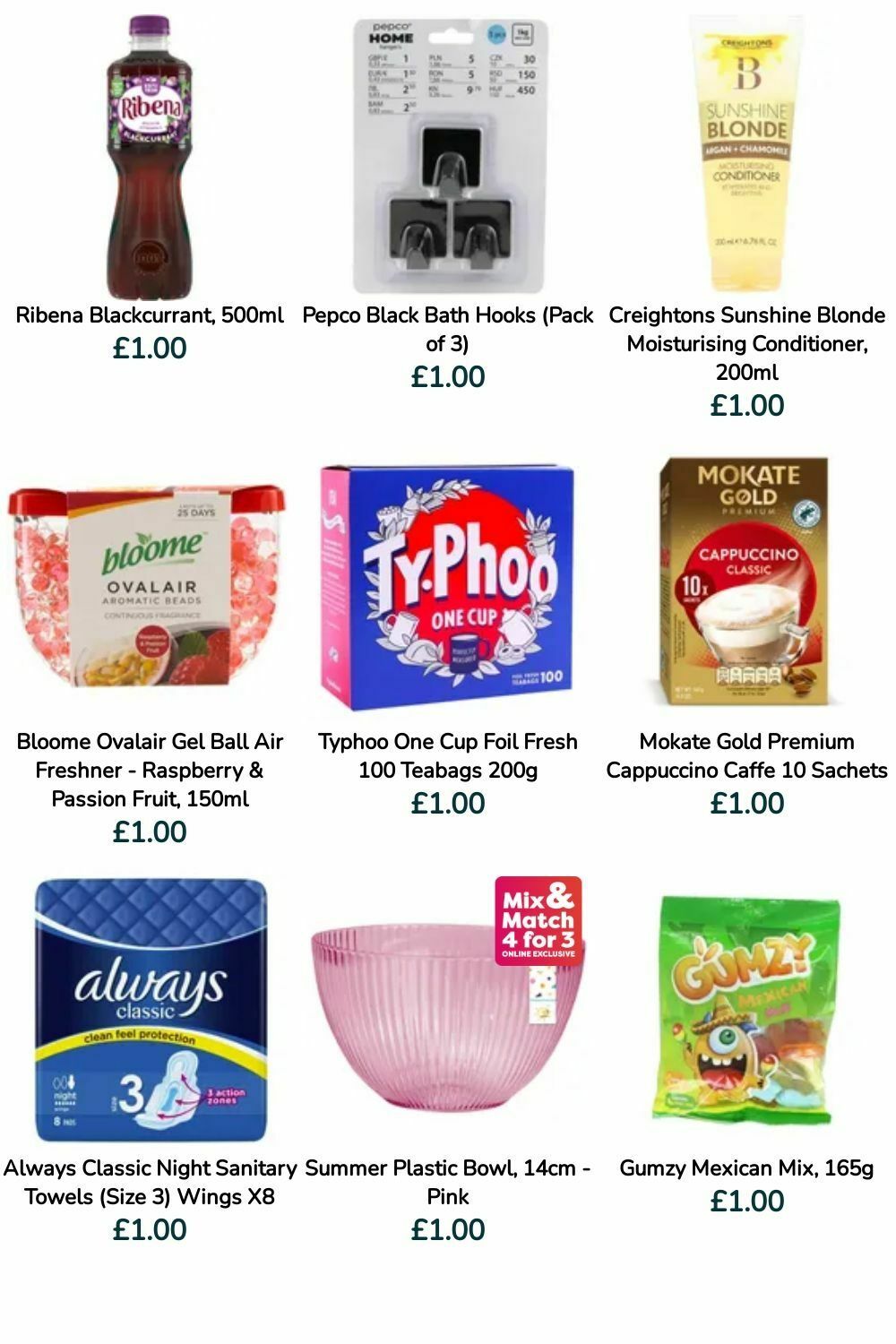 Poundland Offers from 7 August