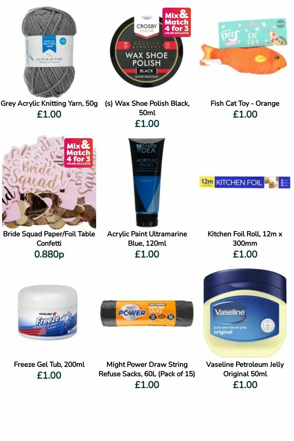 Poundland Offers from 7 August