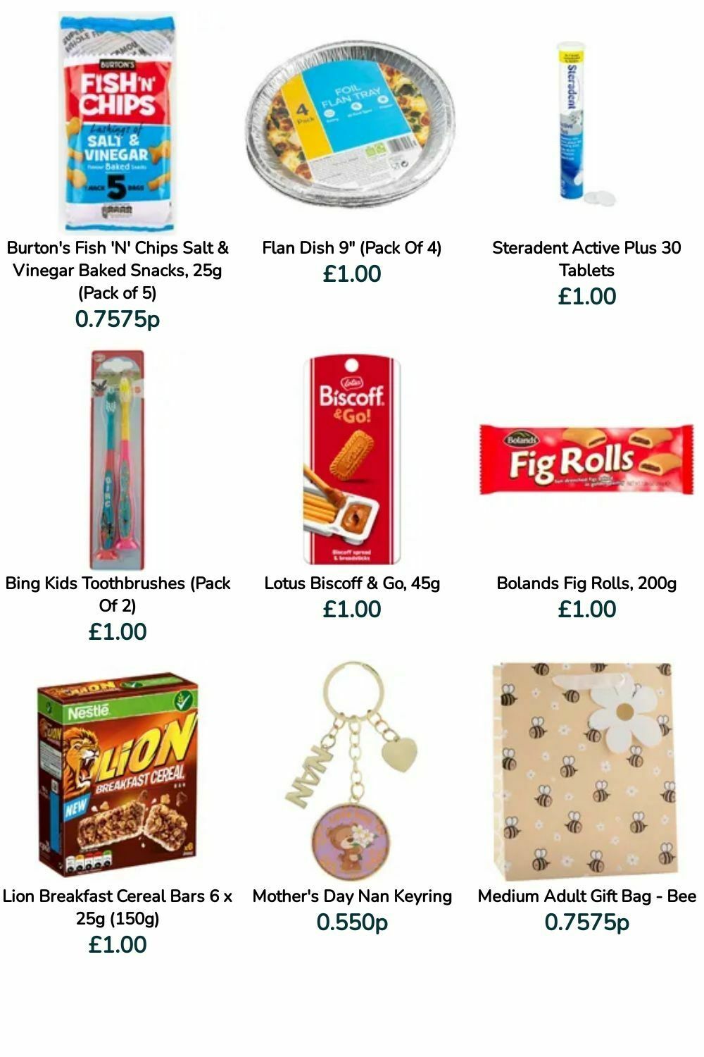 Poundland Offers from 7 August