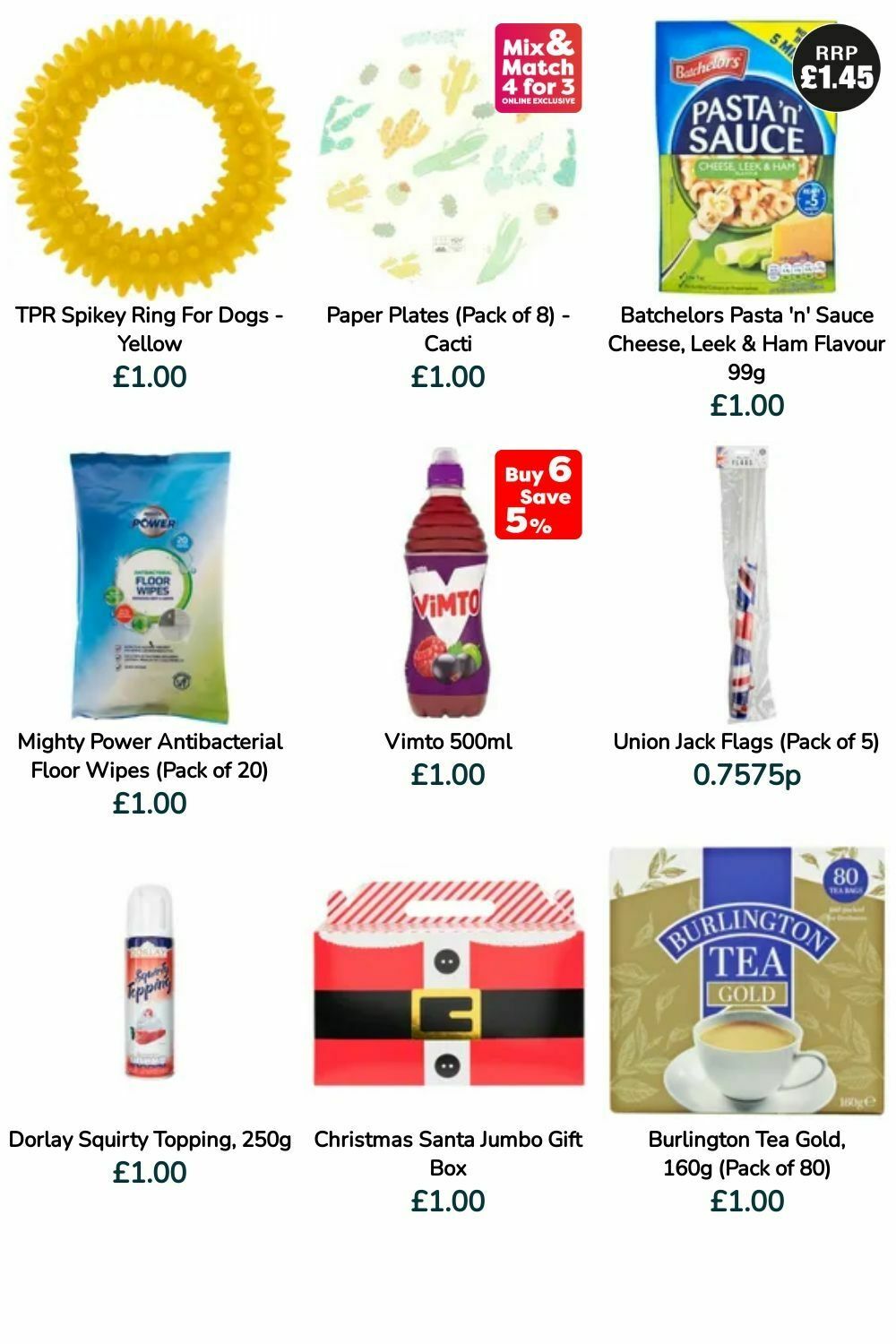 Poundland Offers from 7 August