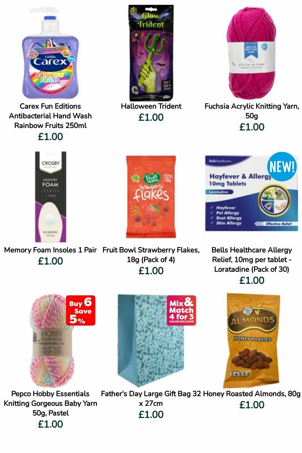 Poundland Offers from 7 August