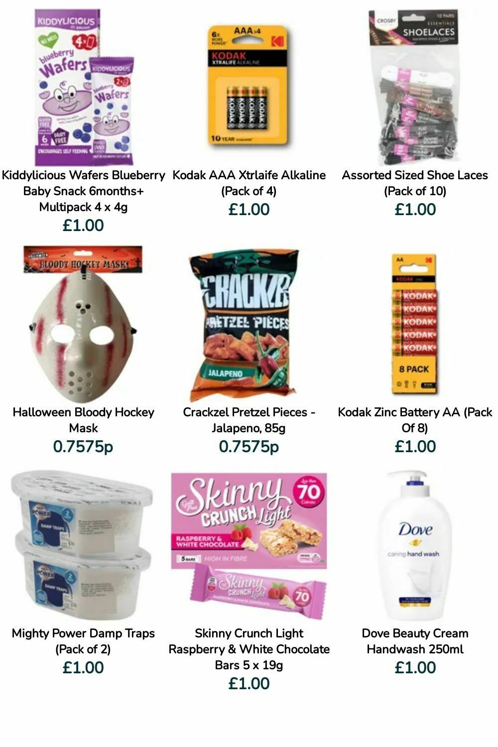 Poundland Offers from 7 August