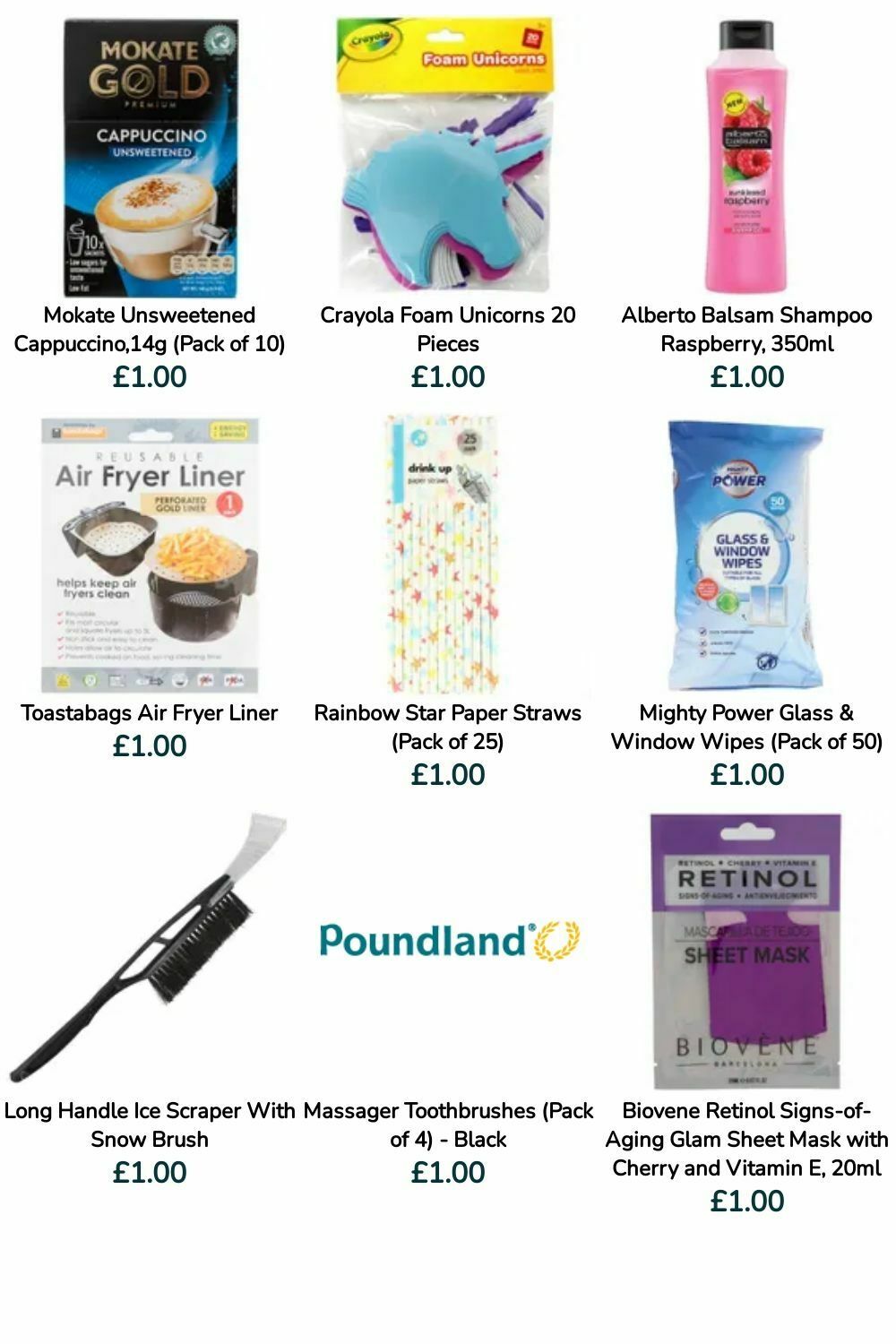 Poundland Offers from 7 August