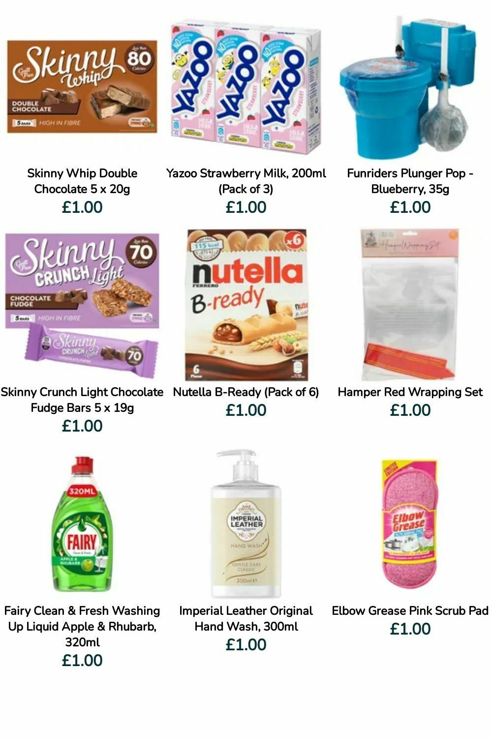 Poundland Offers from 7 August