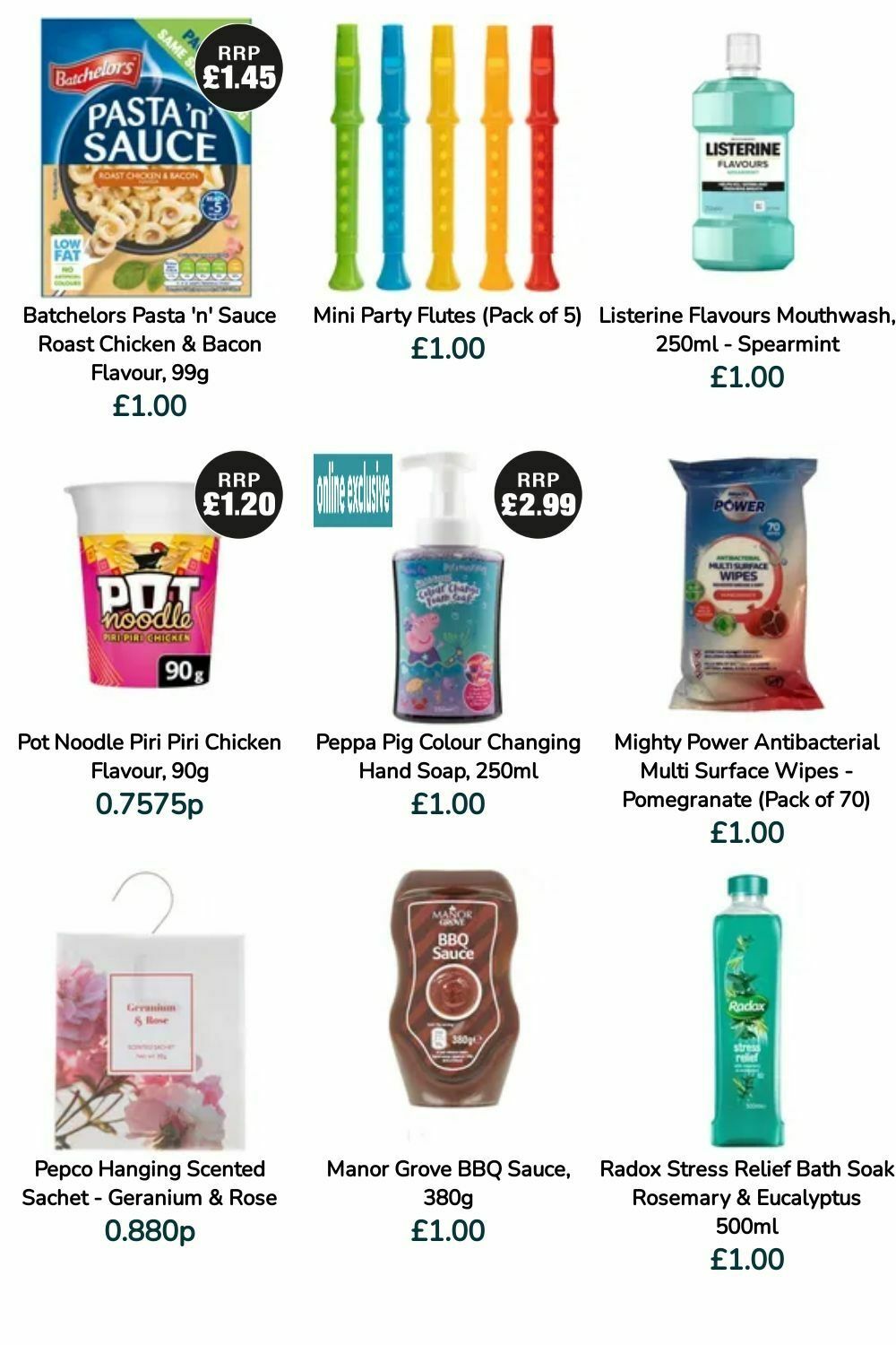 Poundland Offers from 7 August