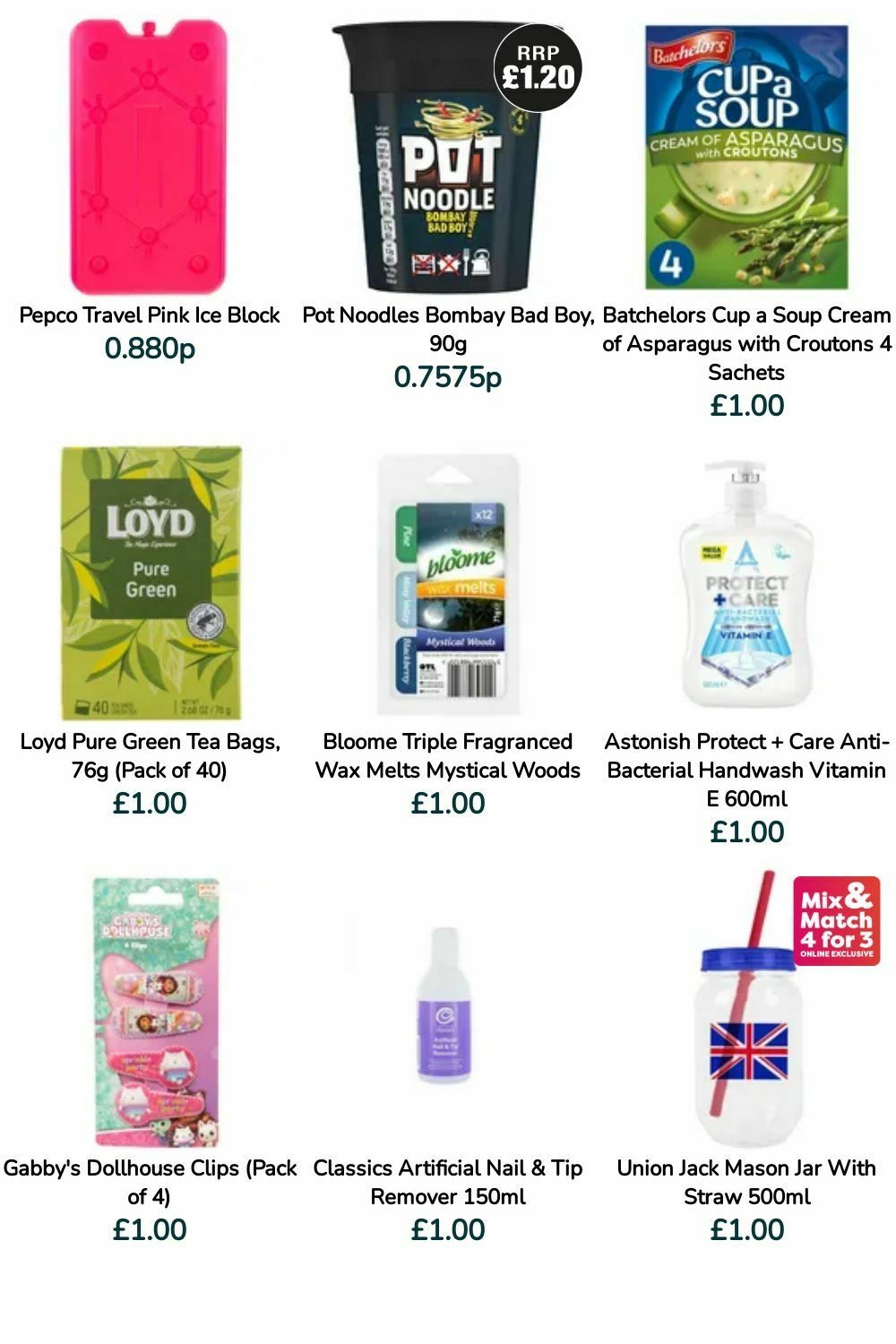 Poundland Offers from 7 August