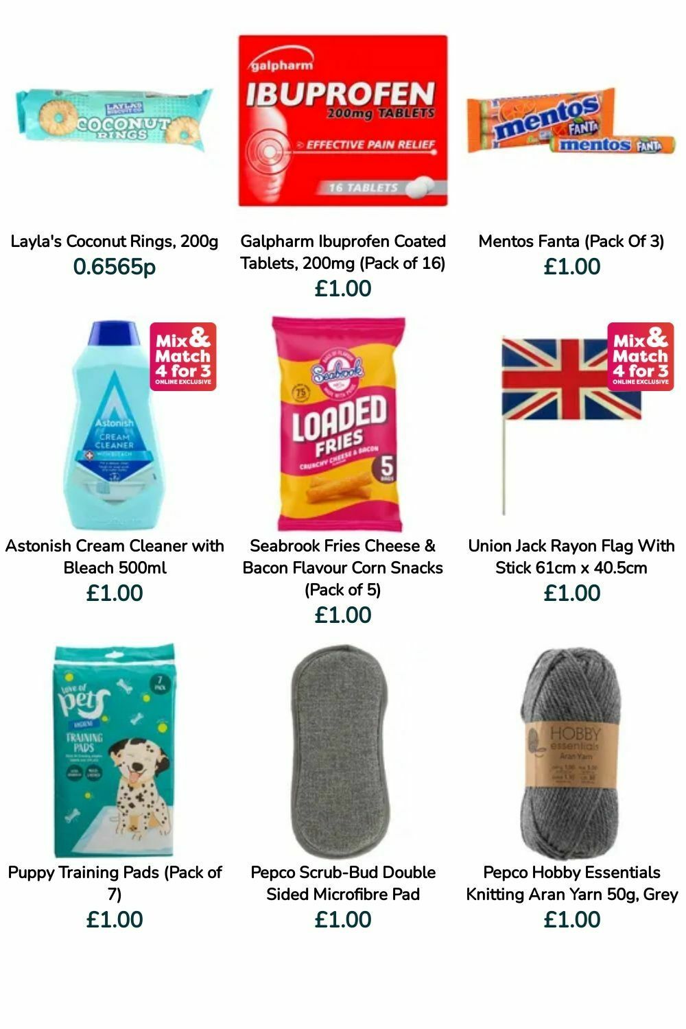 Poundland Offers from 7 August