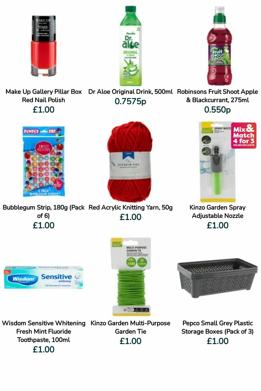 Poundland Offers from 7 August