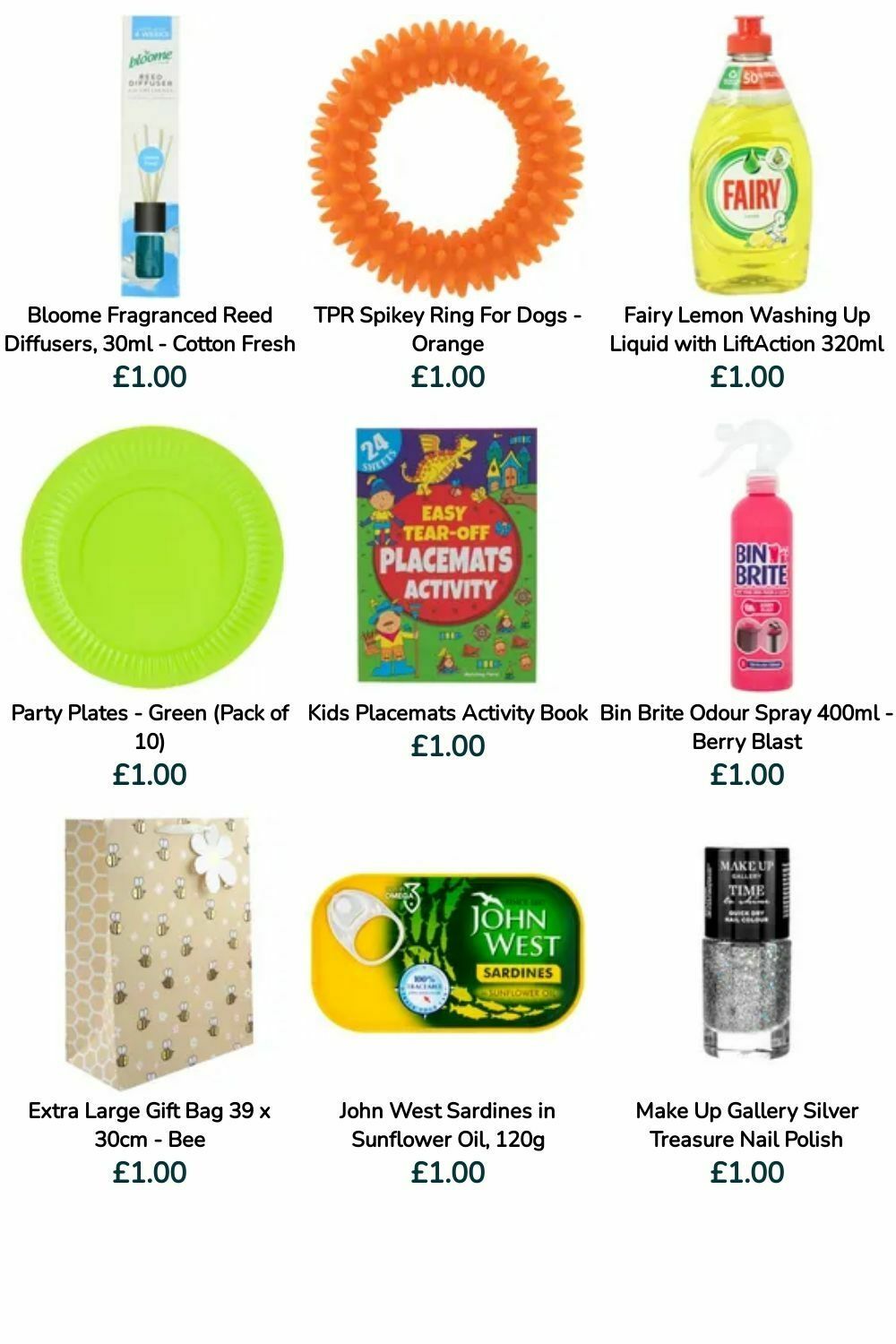 Poundland Offers from 7 August