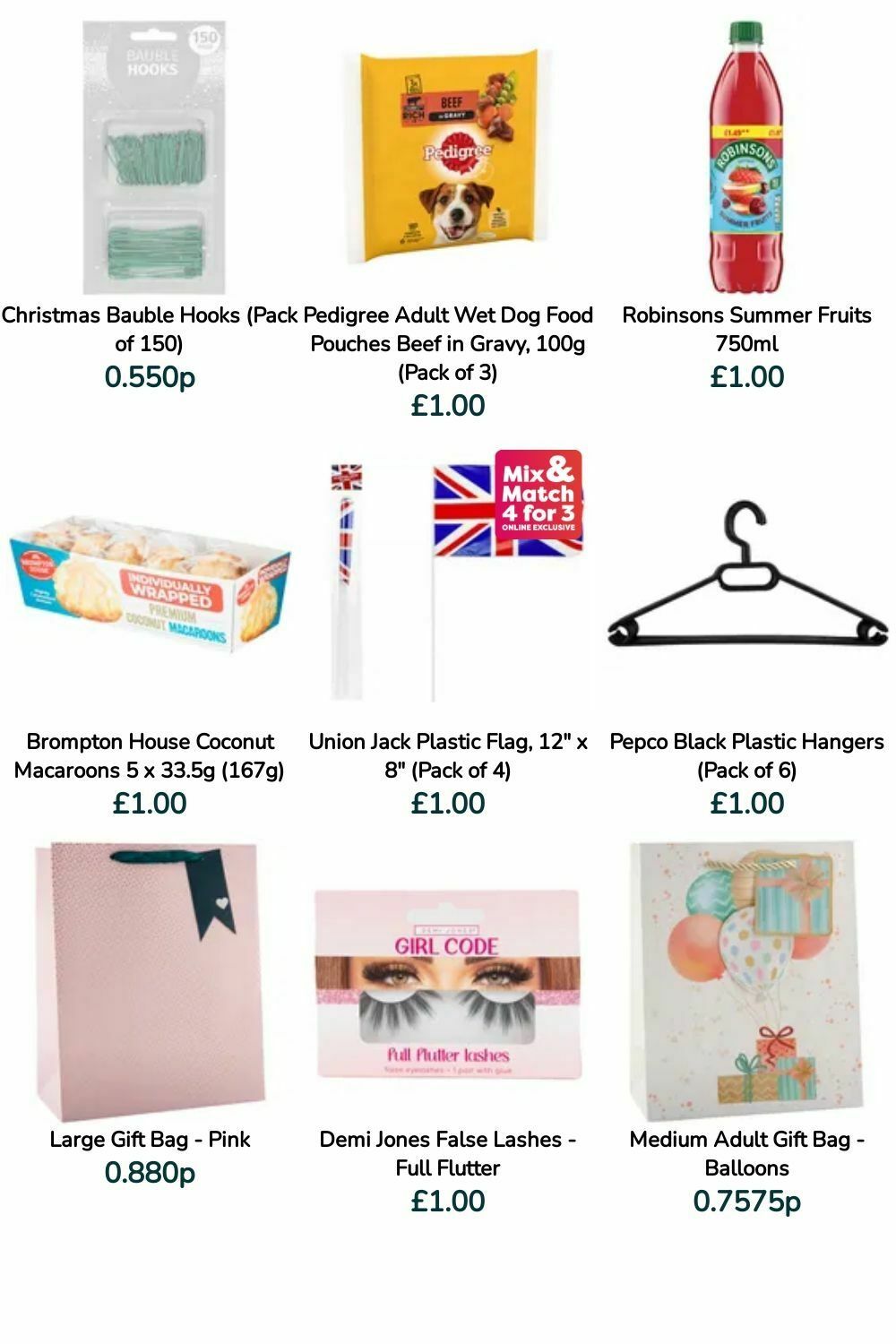 Poundland Offers from 7 August