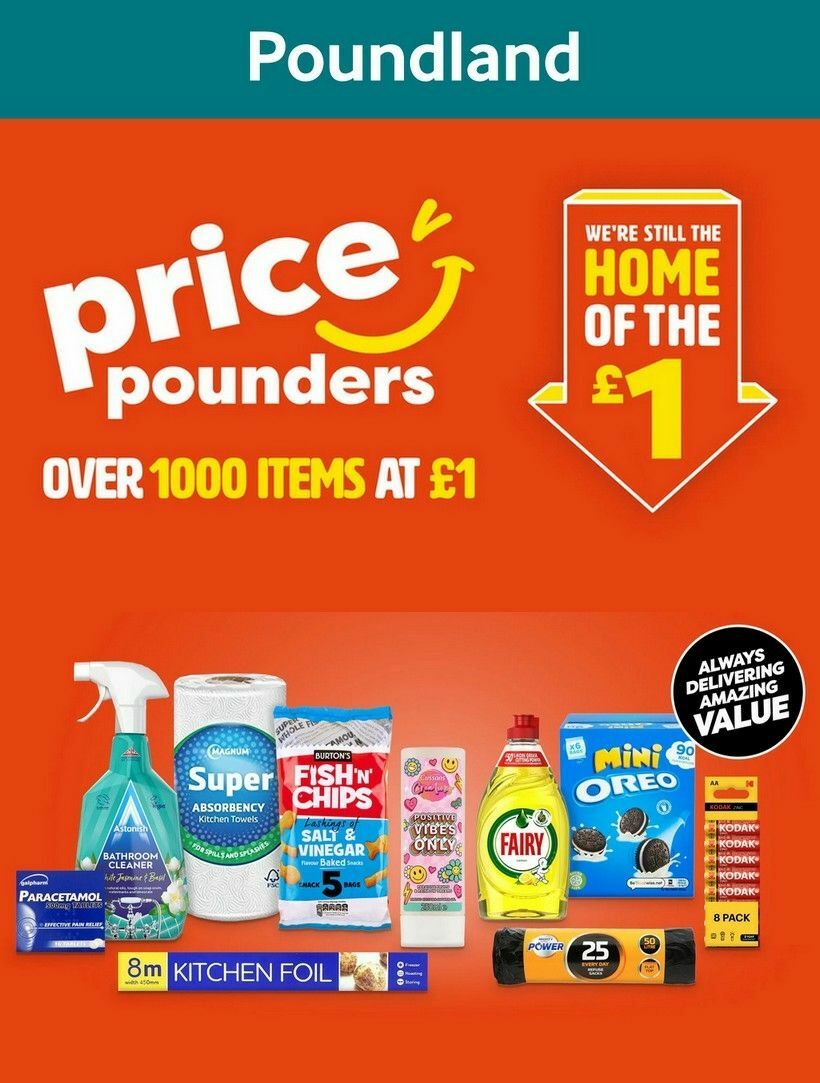 Poundland Offers from 10 September