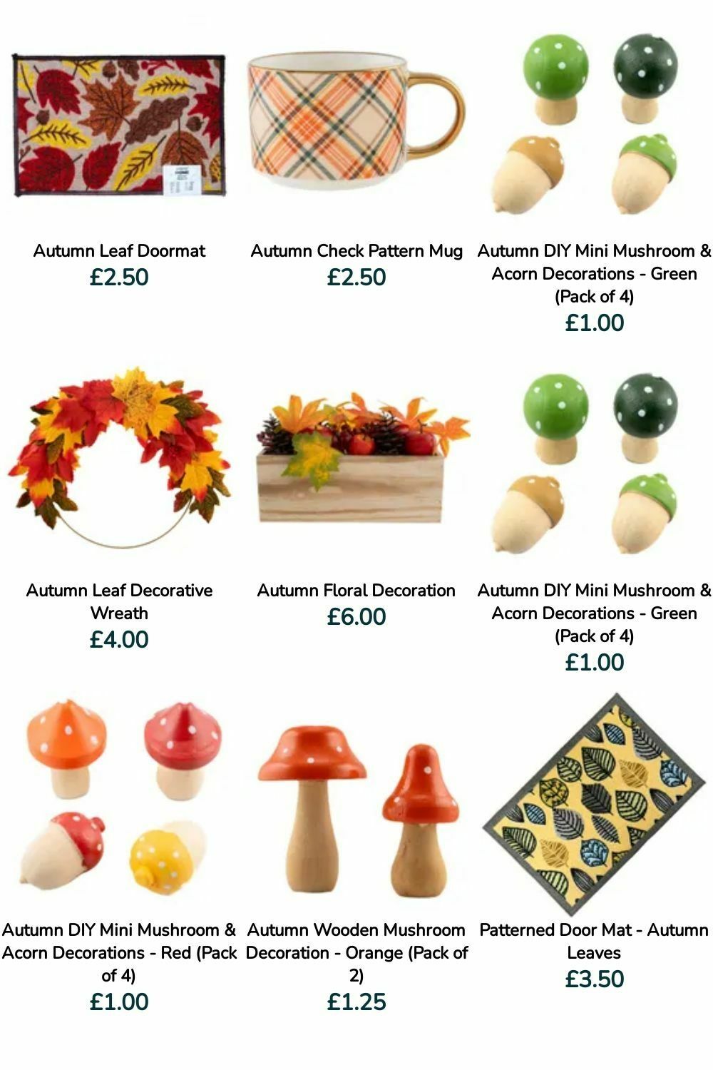 Poundland Autumn Offers from 16 September