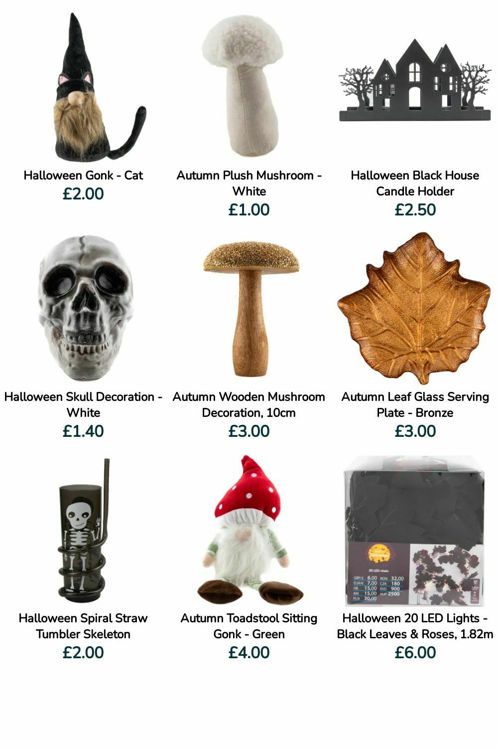 Poundland Halloween Offers from 12 October