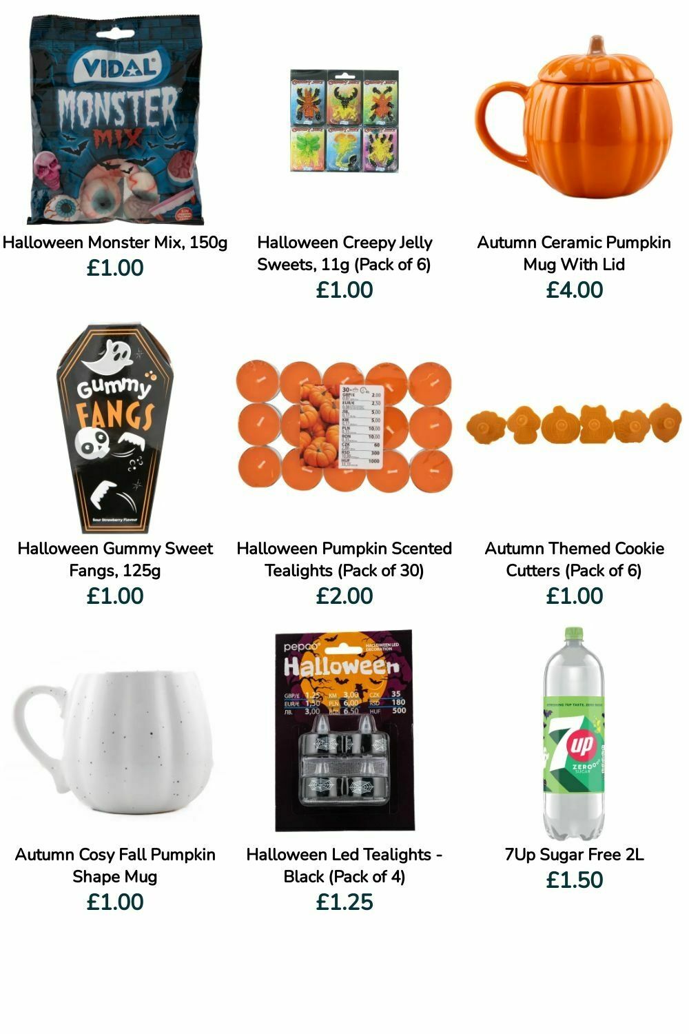 Poundland Halloween Offers from 12 October