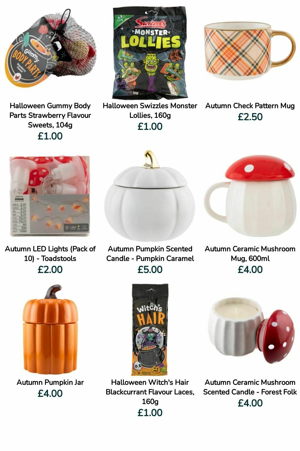 Poundland Halloween Offers from 12 October