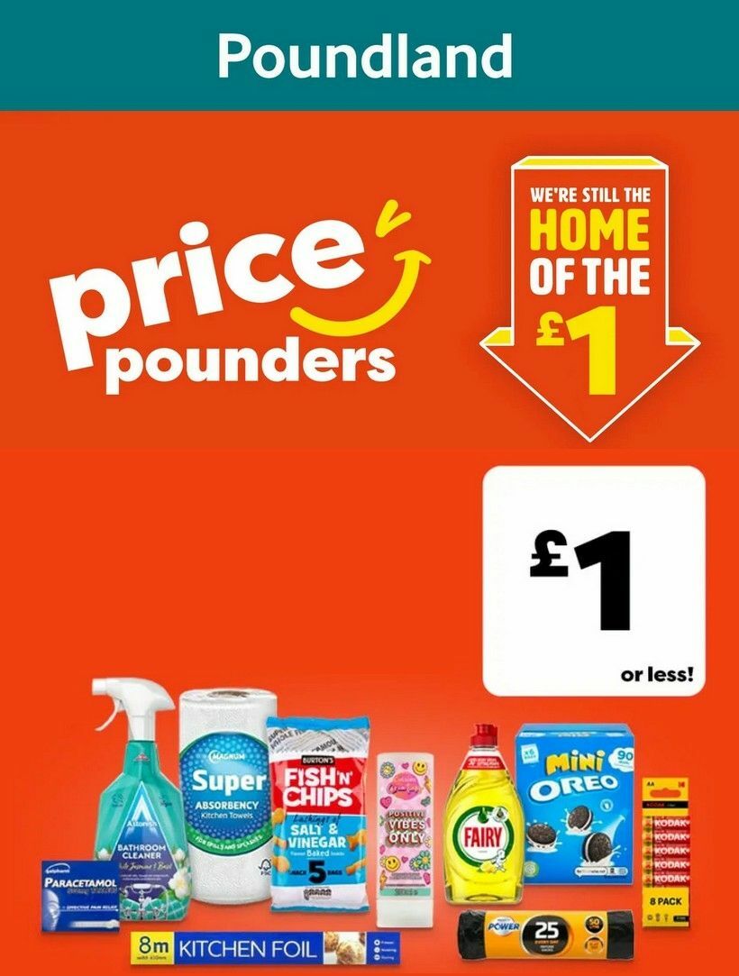 Poundland Offers from 16 October